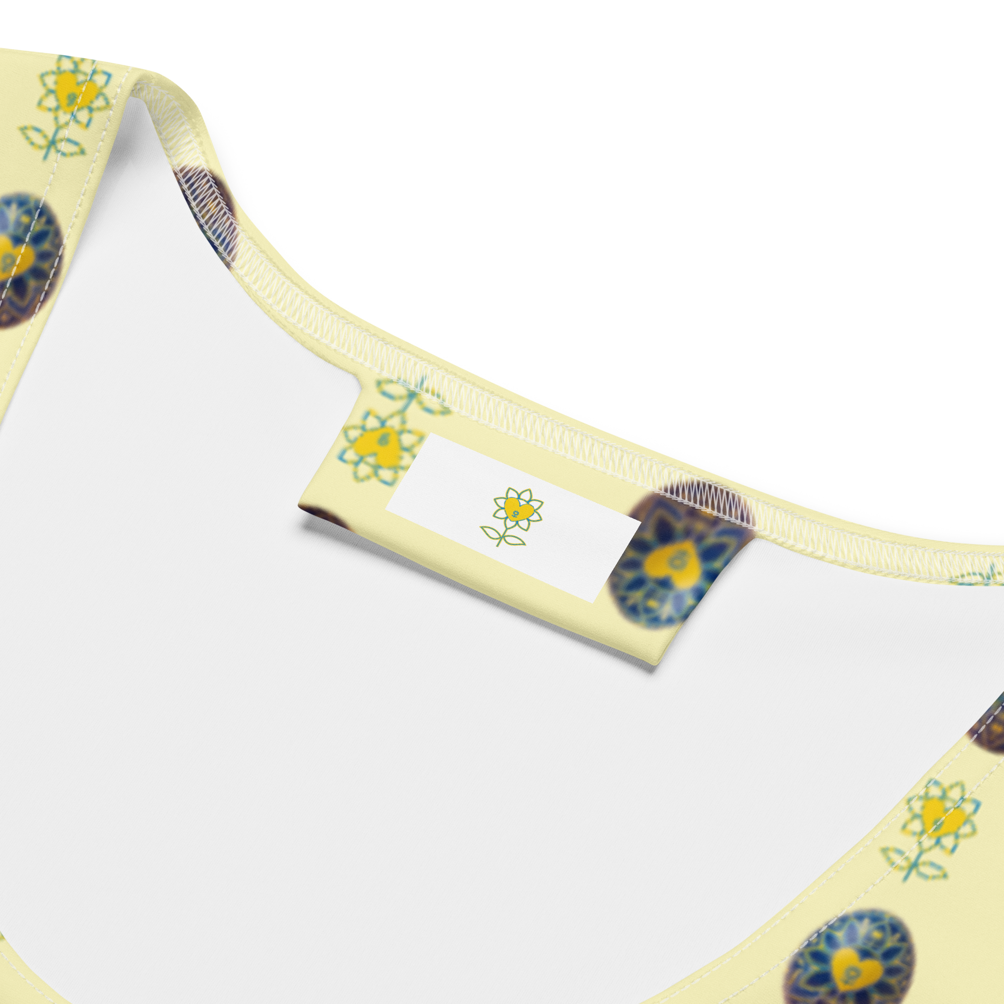 Flower and Pysanky Bodycon dress - Alivwood