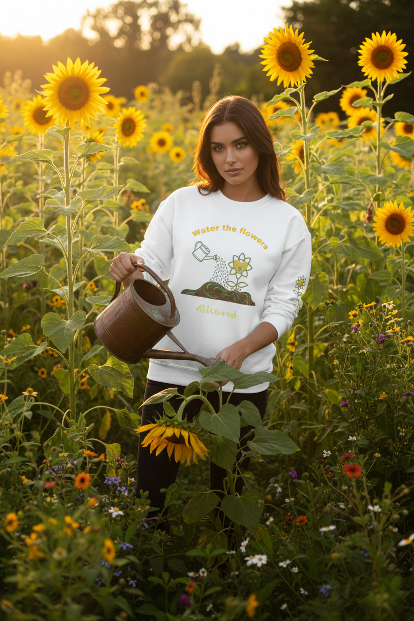 Water the Flowers Unisex Sweatshirt | Alivwood