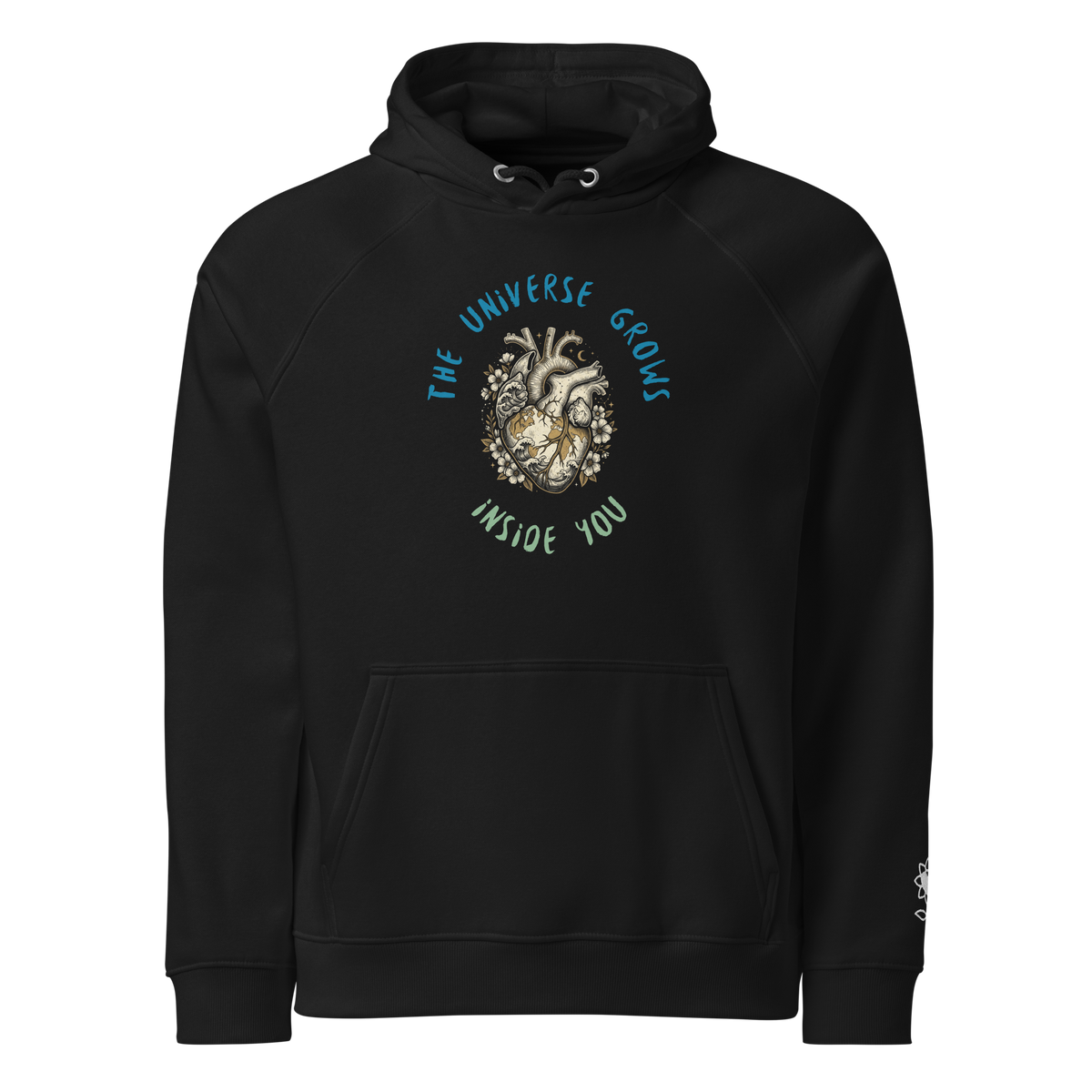 Wild Heart Atlas Unisex eco raglan hoodie - Alivwood