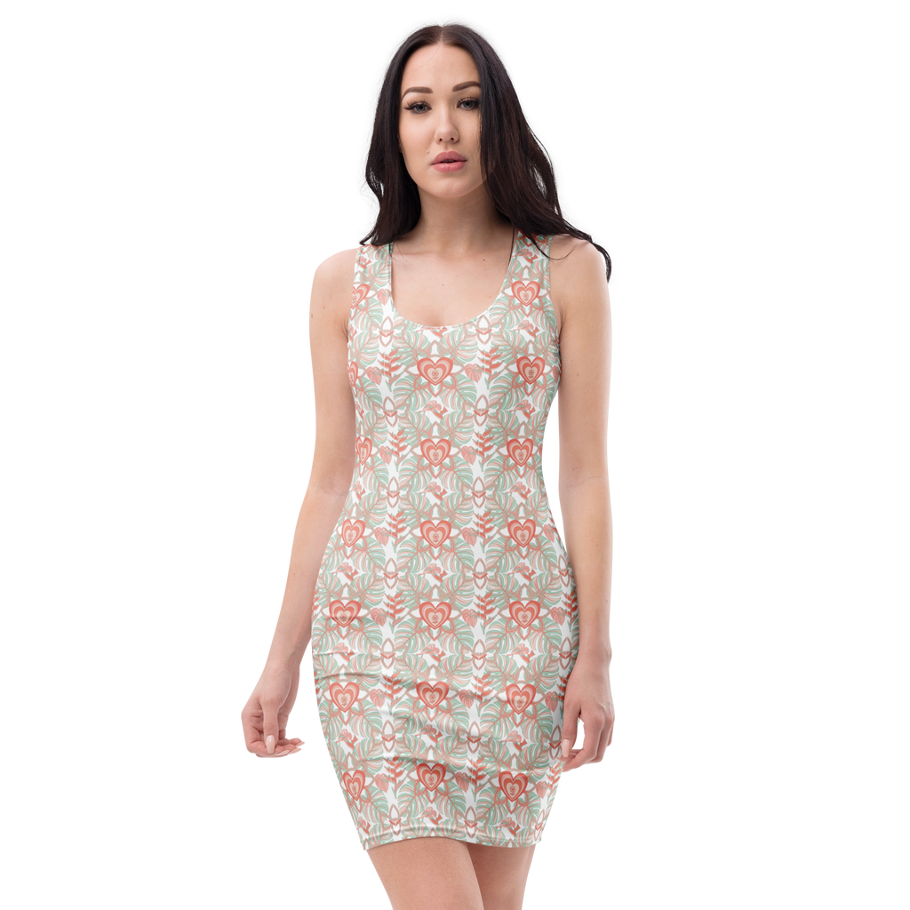 Flower forest Bodycon dress - Alivwood