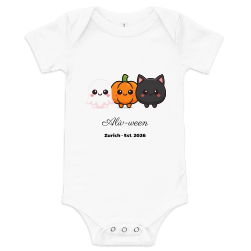 Aliv-ween Baby short sleeve one piece - Alivwood