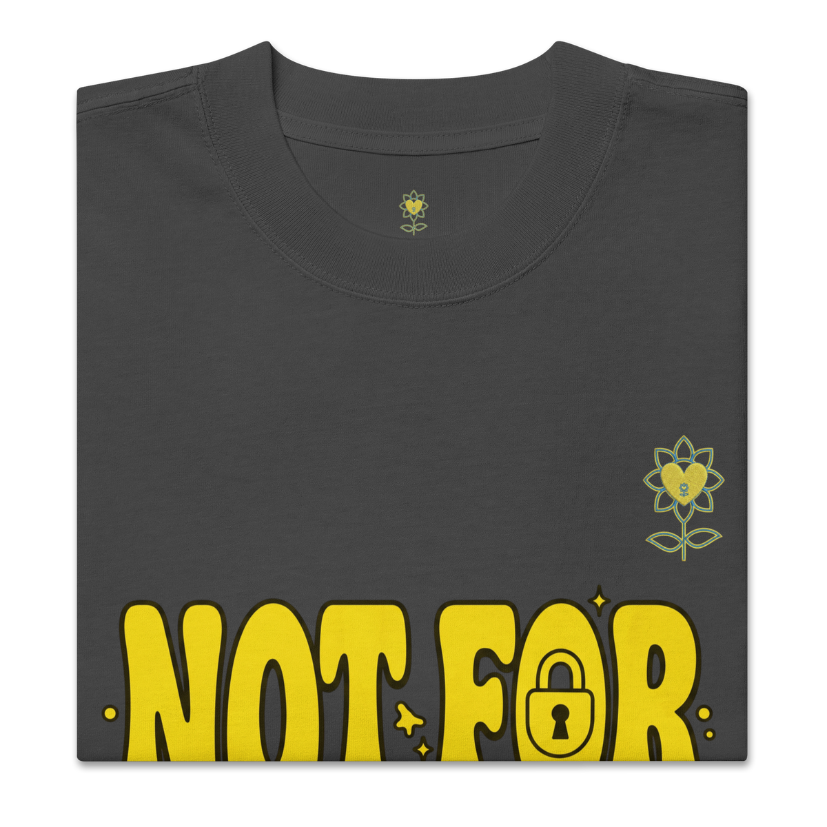 Not for everyone Oversized faded t-shirt - Alivwood