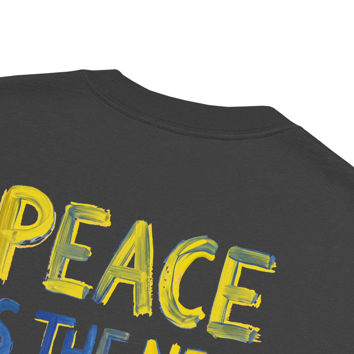 Peace is the new luxury diamond Oversized faded t-shirt - Alivwood