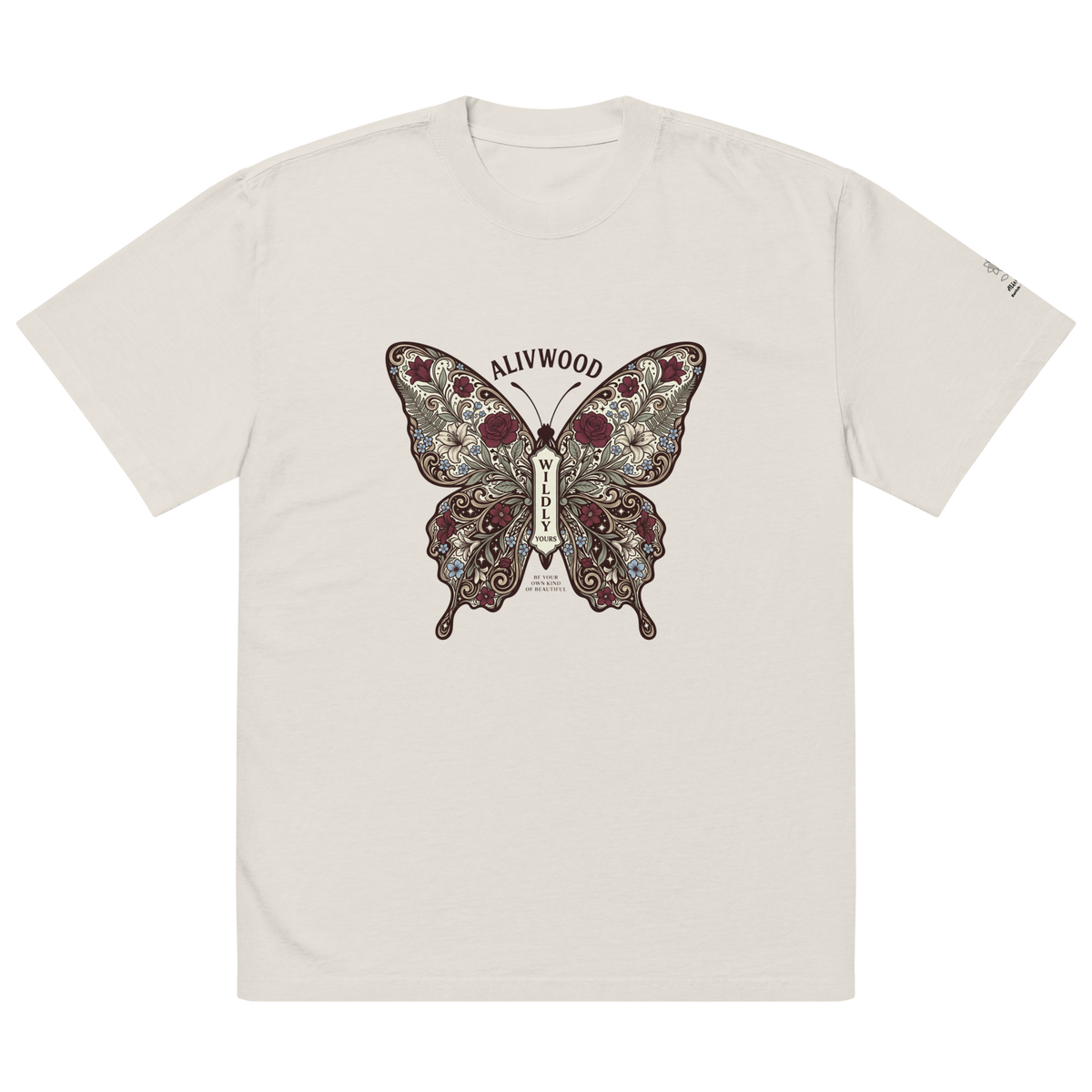 Wildly Yours Oversized faded t-shirt - Alivwood