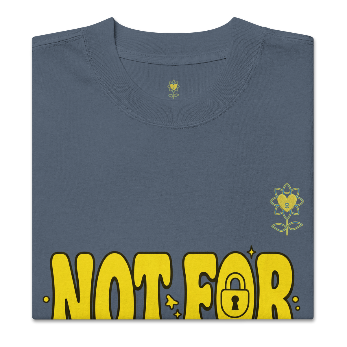 Not for everyone Oversized faded t-shirt - Alivwood