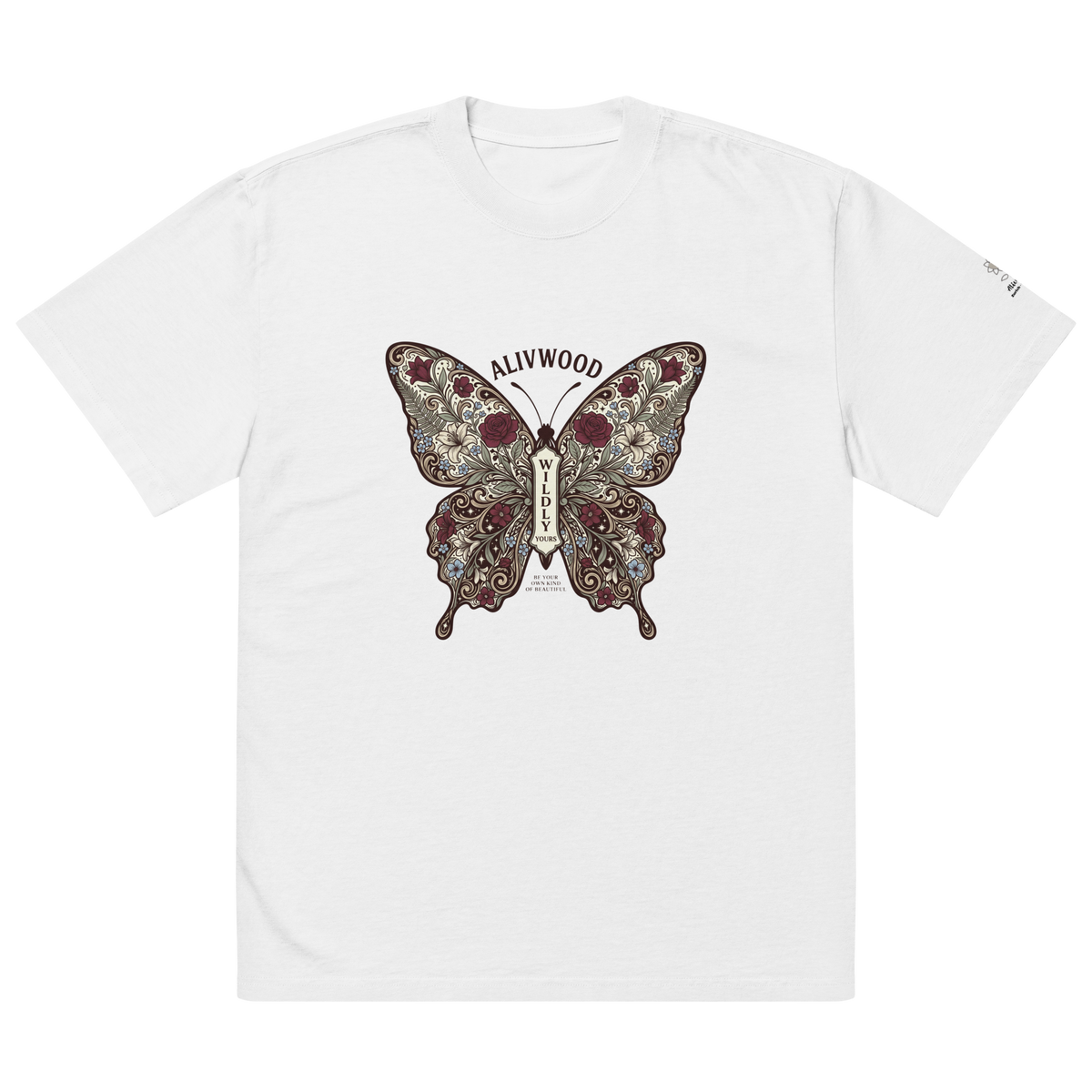 Wildly Yours Oversized faded t-shirt - Alivwood