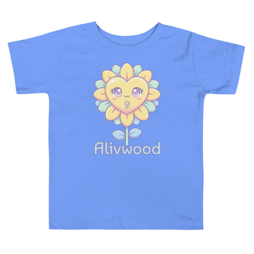 Alivwood funny flower Toddler Short Sleeve Tee - Alivwood