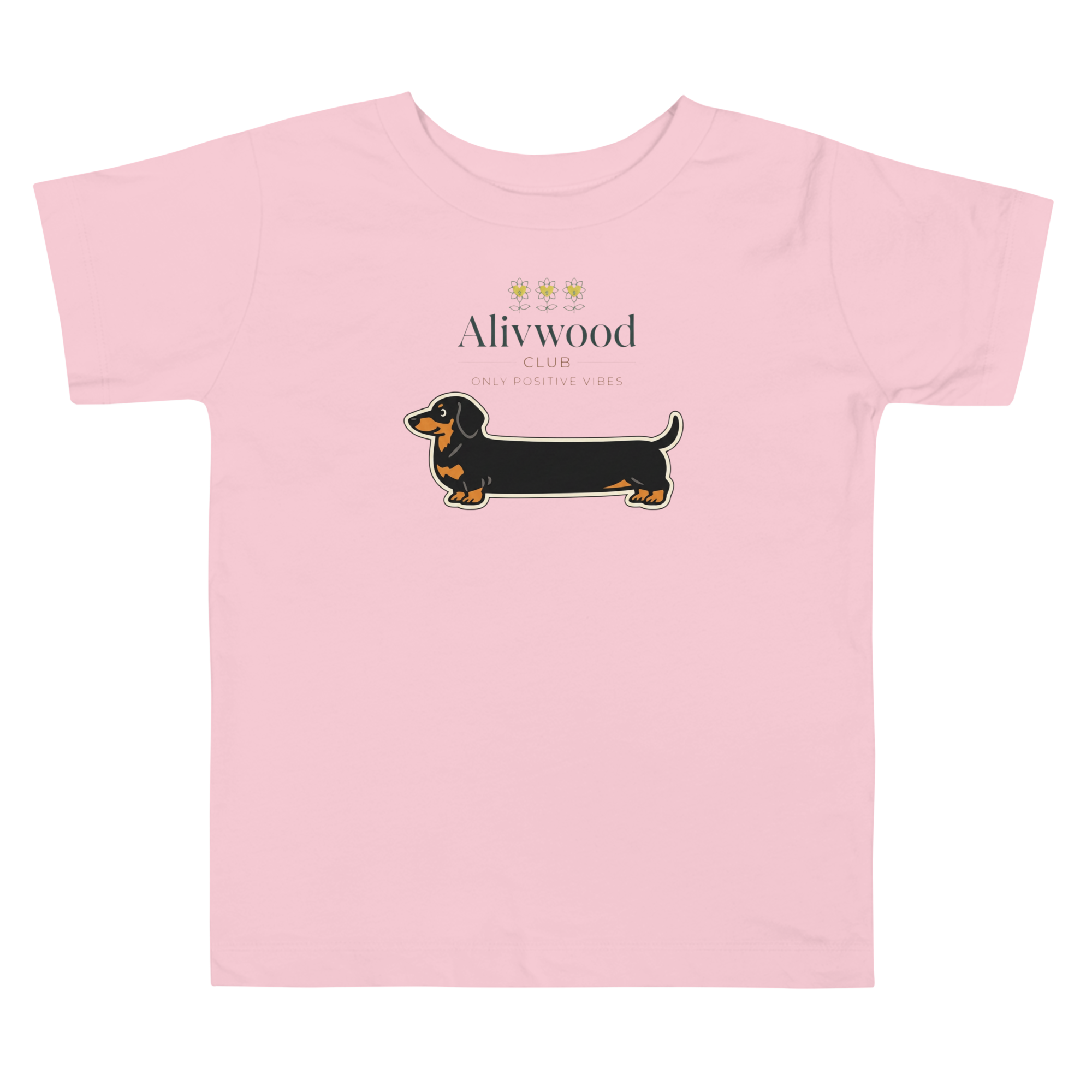 Alivwood sausagedog Toddler Short Sleeve Tee - Alivwood
