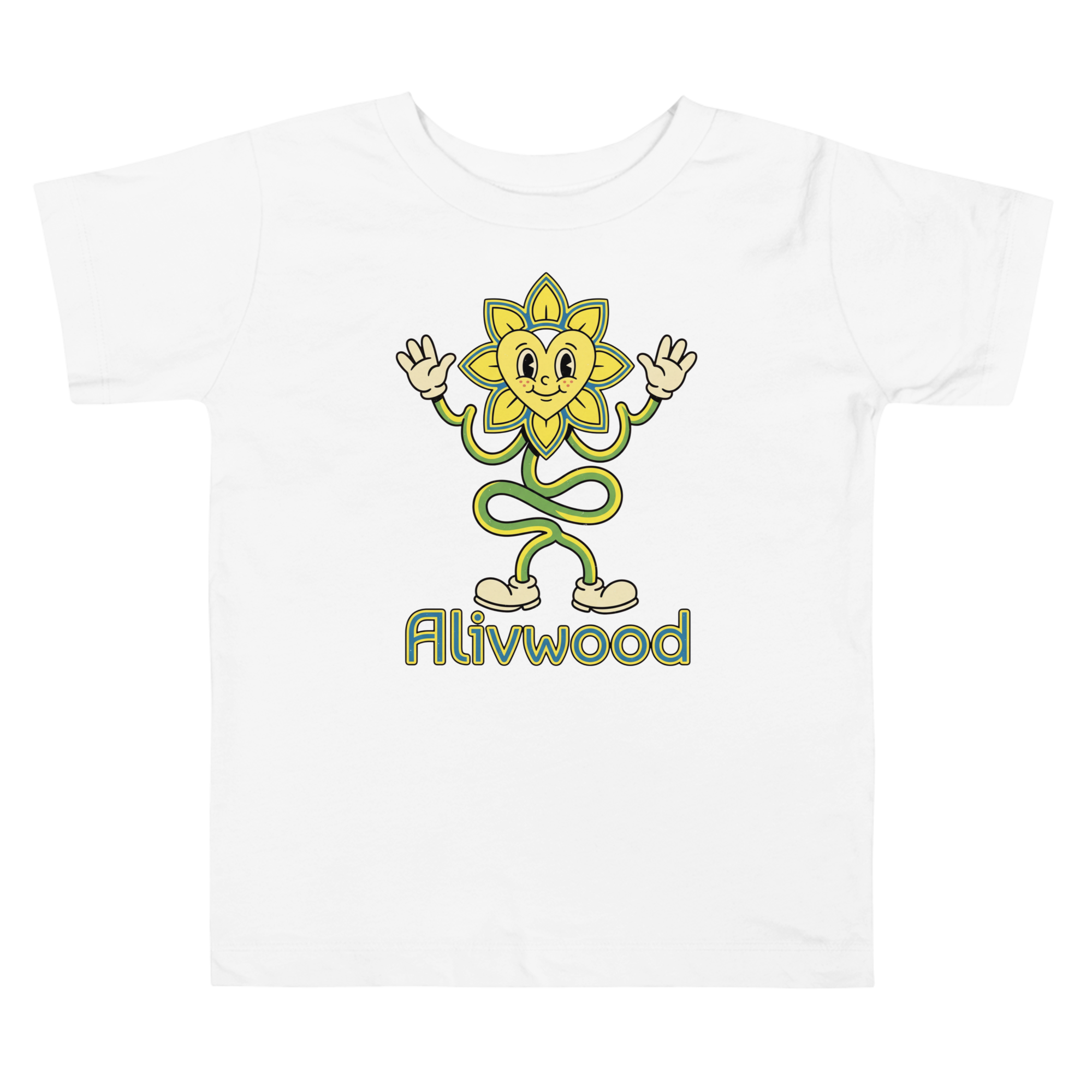 Alivwood cartoon Toddler Short Sleeve Tee - Alivwood