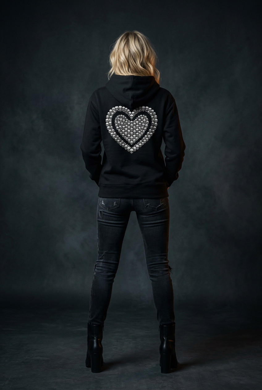 Heart of skulls Champion Unisex Champion hoodie