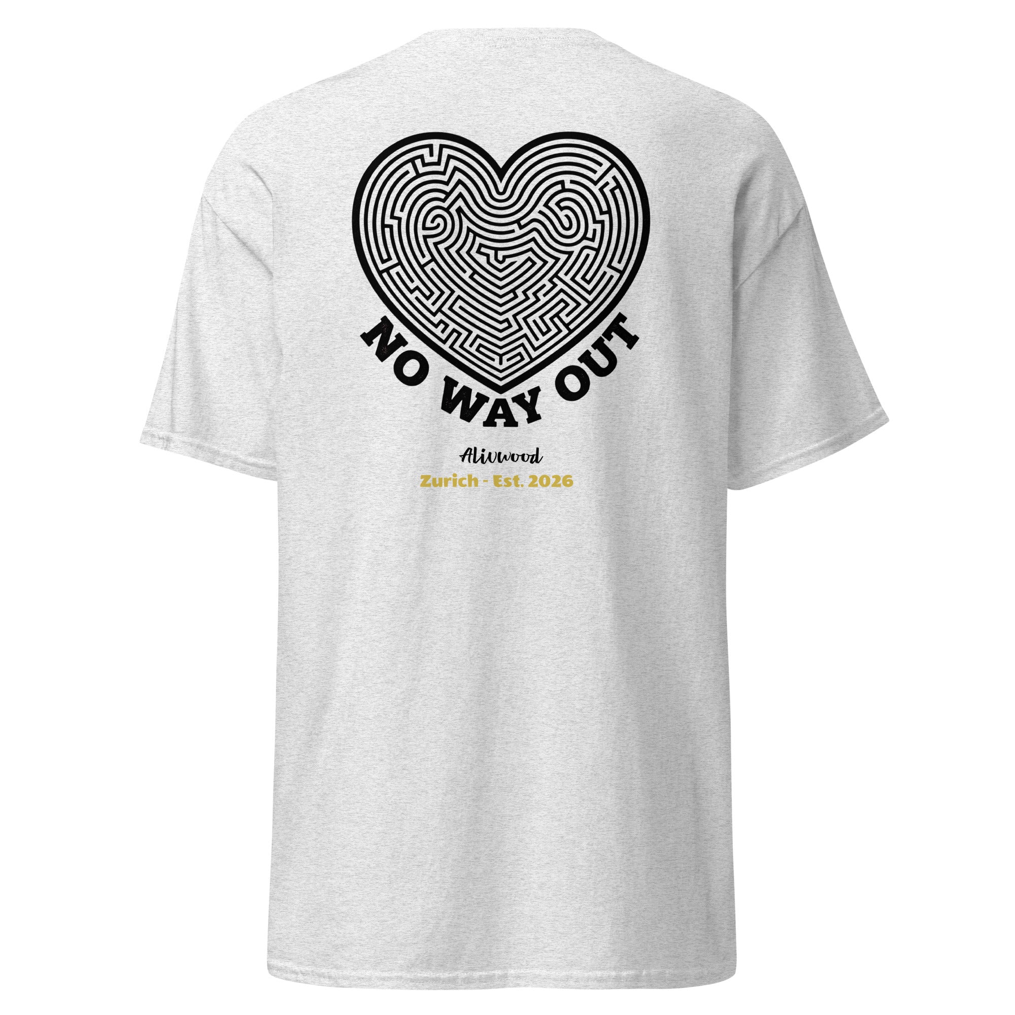 No way out embroidery Unisex classic tee - Alivwood