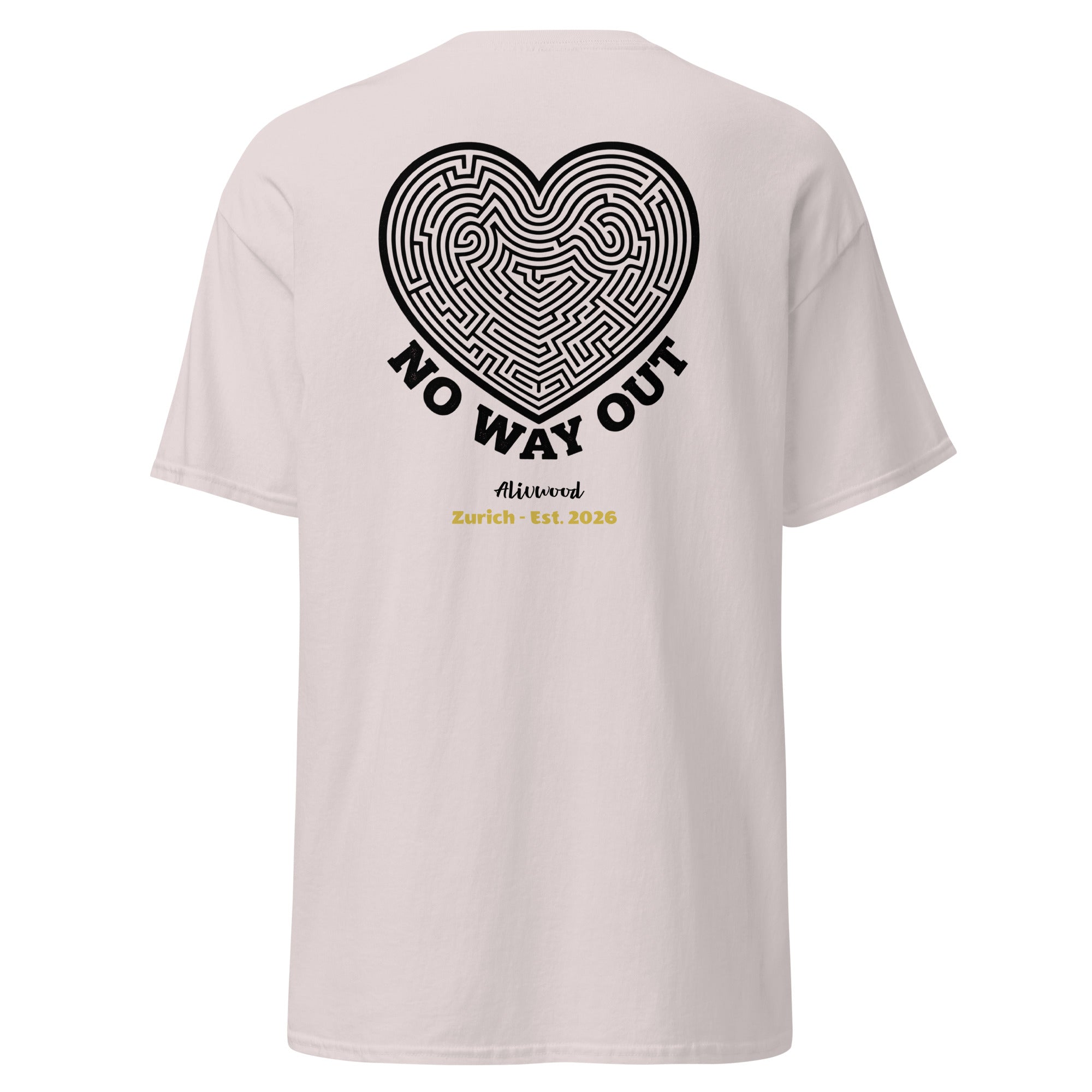 No way out embroidery Unisex classic tee - Alivwood