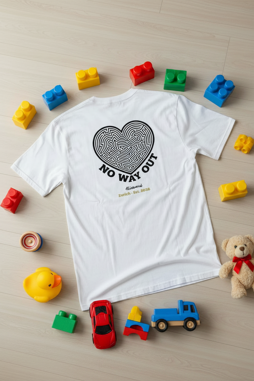No way out embroidery Unisex classic tee - Alivwood
