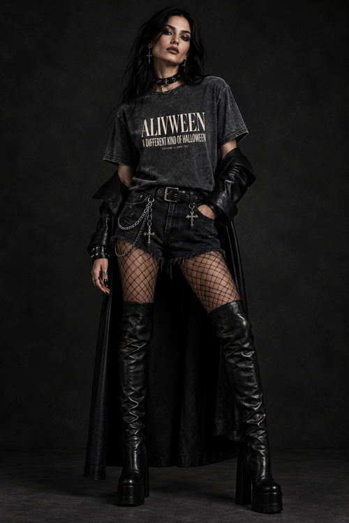 Alivween Denim T-Shirt - Alivwood
