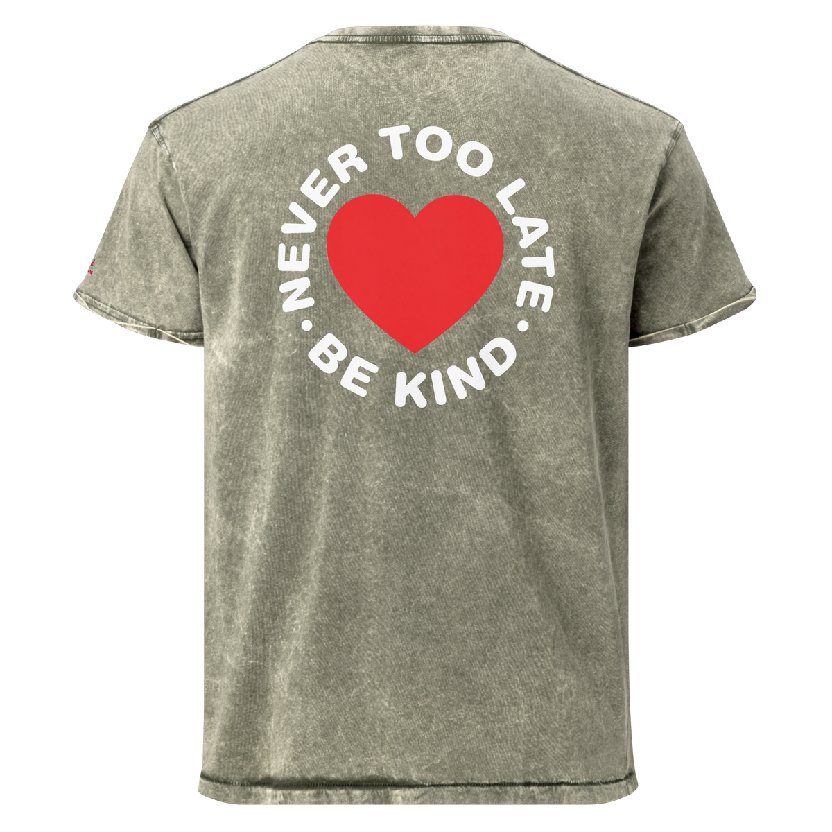 Never too late Denim T-Shirt - Alivwood