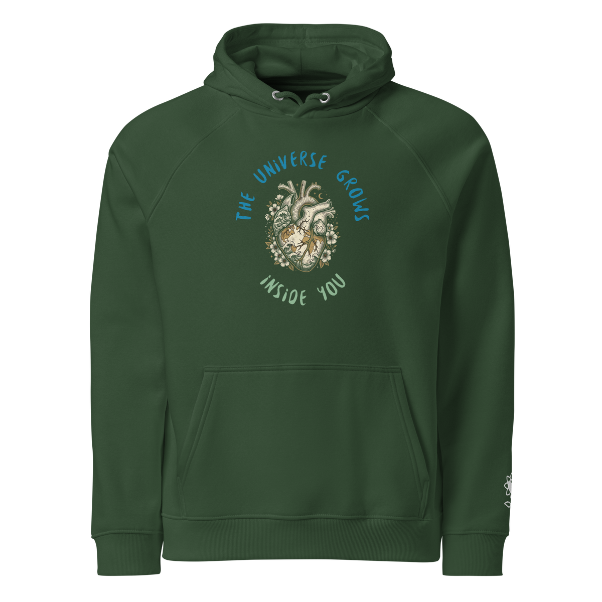 Wild Heart Atlas Unisex eco raglan hoodie - Alivwood