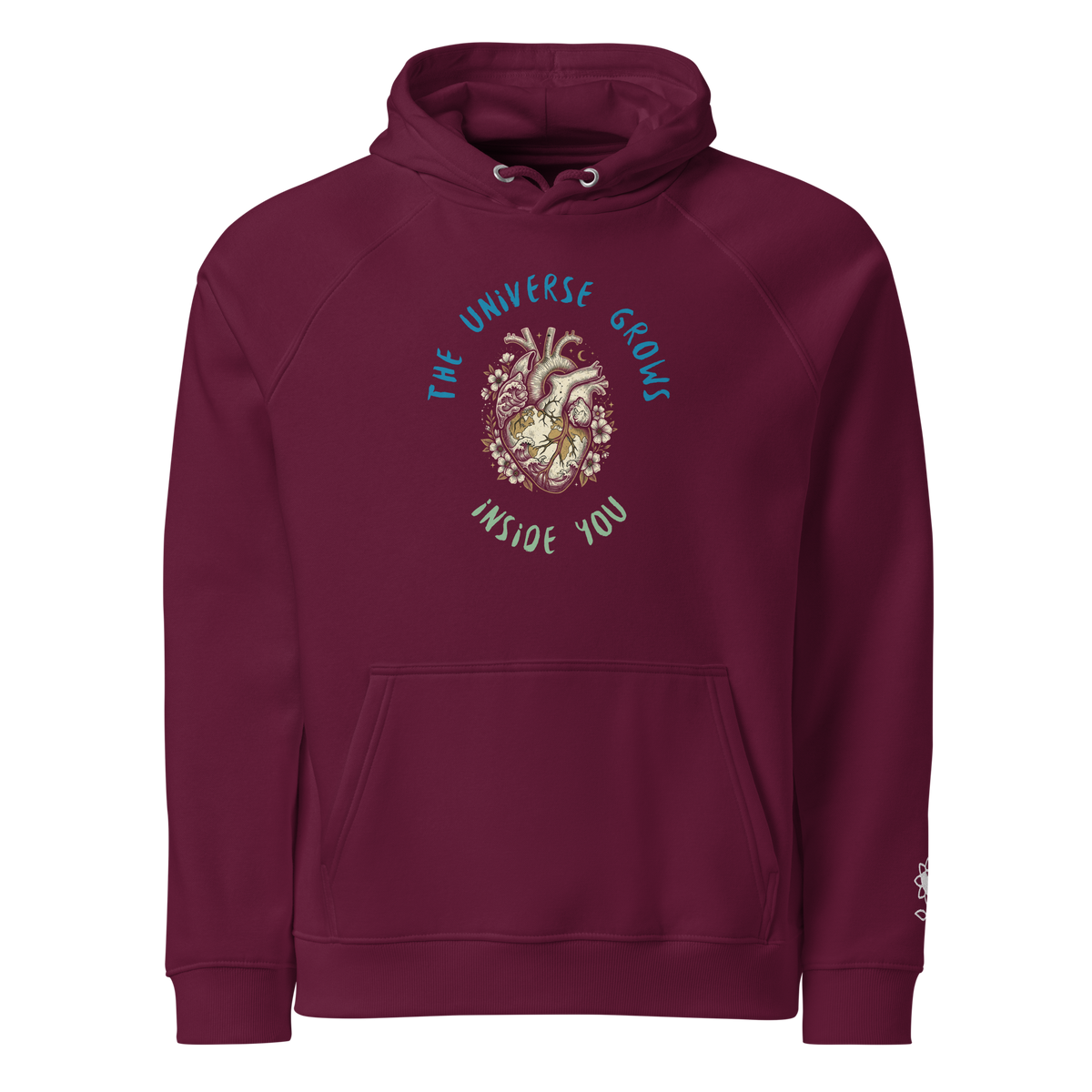 Wild Heart Atlas Unisex eco raglan hoodie - Alivwood
