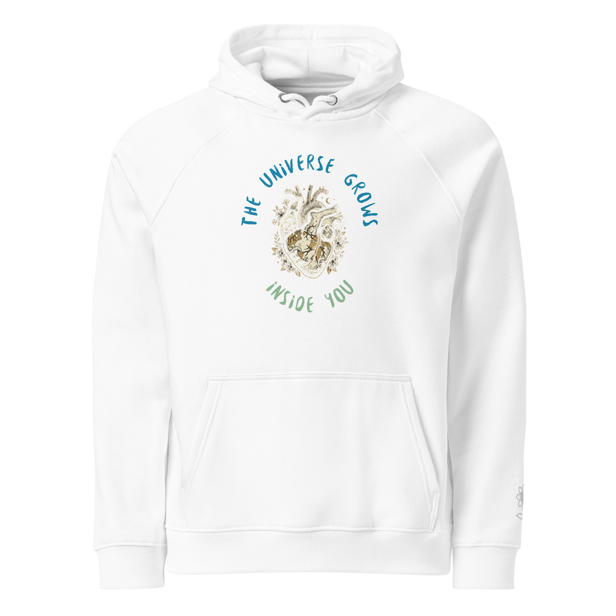 Wild Heart Atlas Unisex eco raglan hoodie - Alivwood