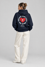 Never too late Embroidery Unisex essential eco hoodie