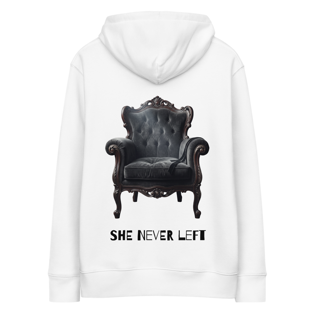 She never left Unisex essential eco hoodie - Alivwood