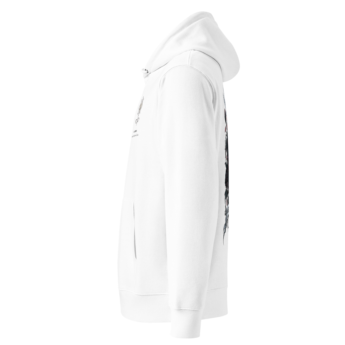 Even in darkness choose peace Unisex essential eco hoodie - Alivwood