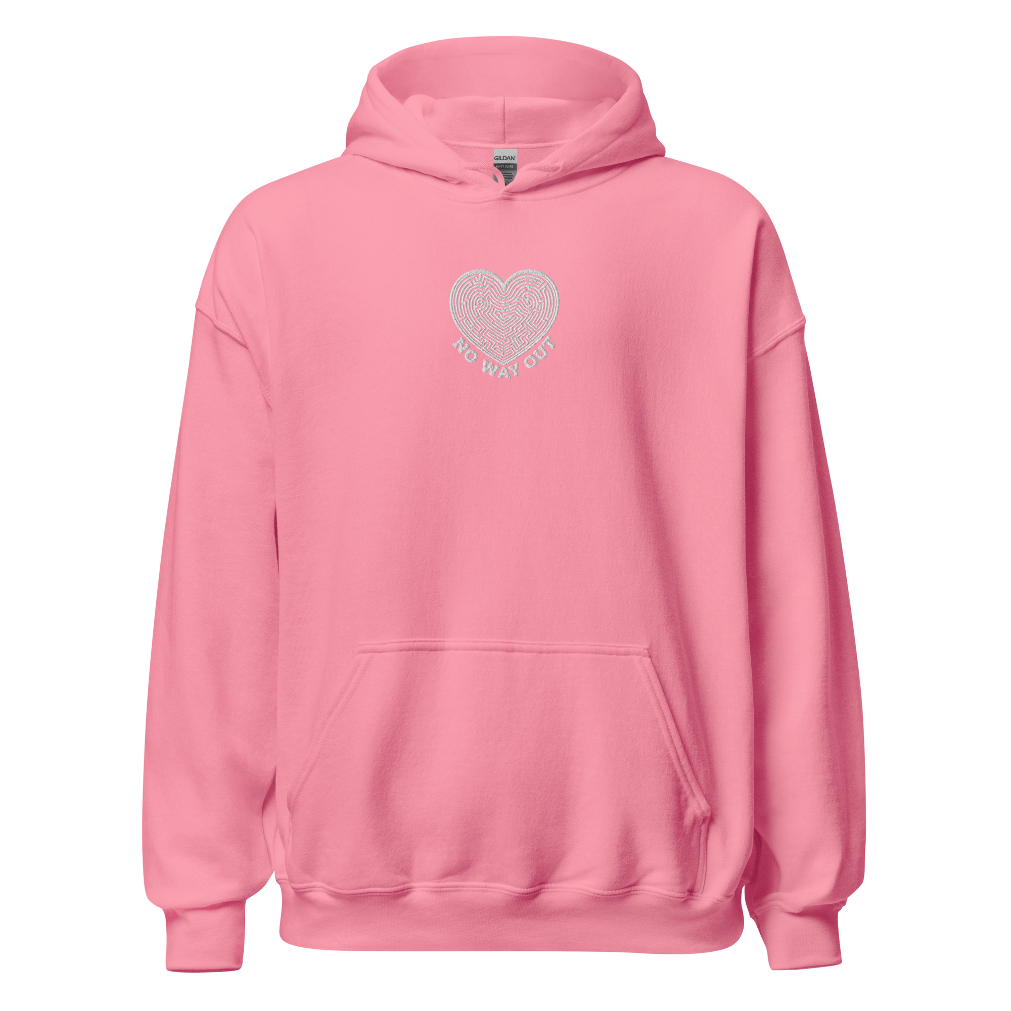 No Way Out Embroidery Unisex Hoodie - Alivwood