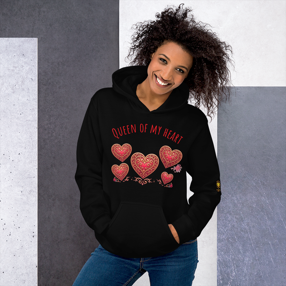 Queen of my heart Unisex Hoodie - Alivwood