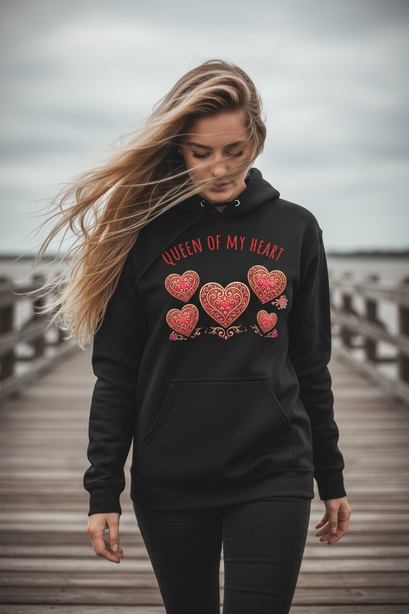 Queen of my heart Unisex Hoodie - Alivwood