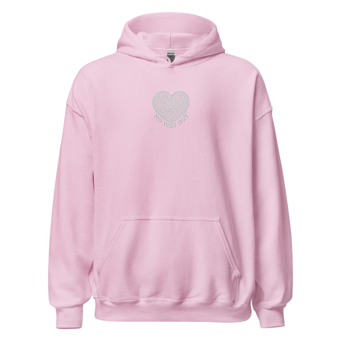 No Way Out Embroidery Unisex Hoodie - Alivwood