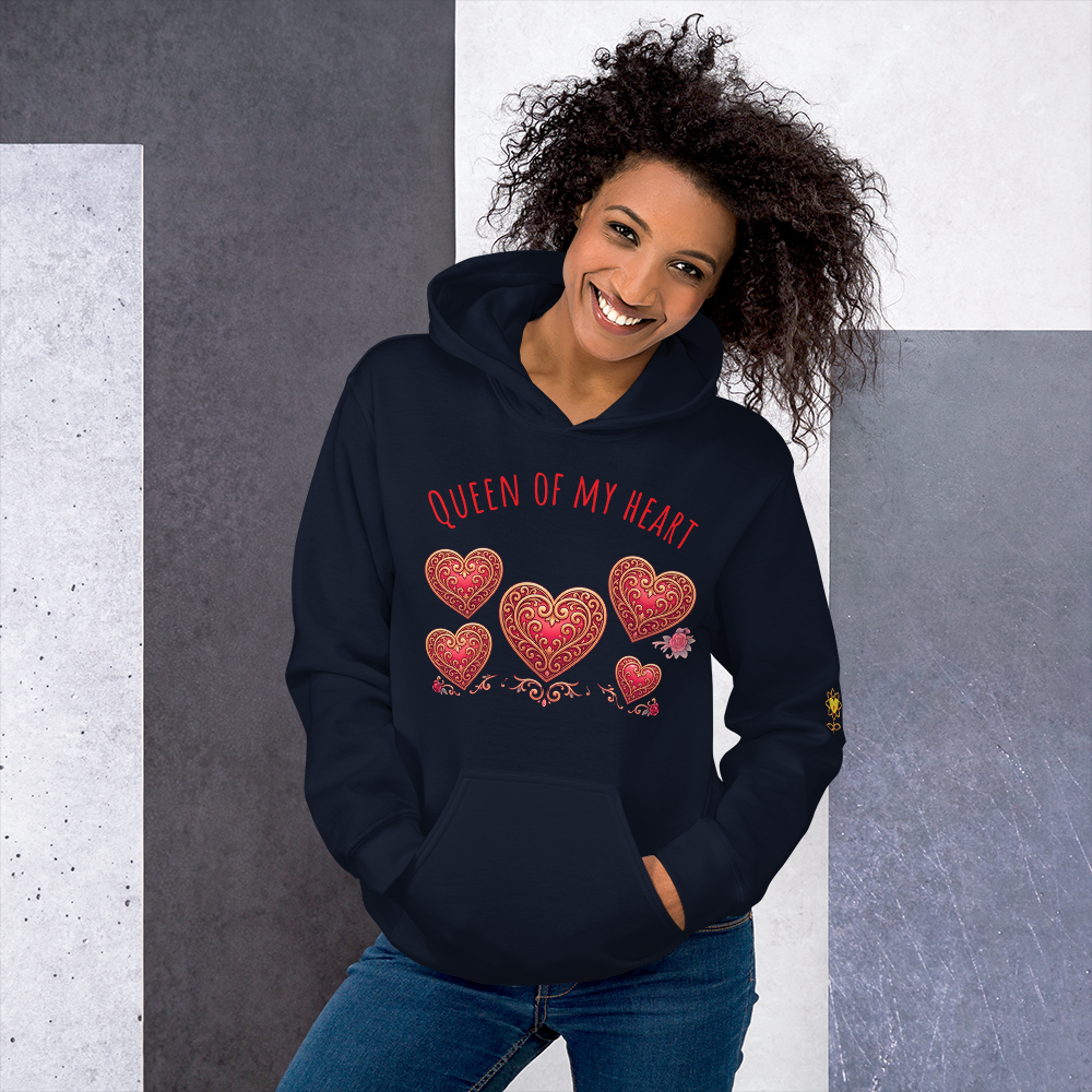 Queen of my heart Unisex Hoodie - Alivwood