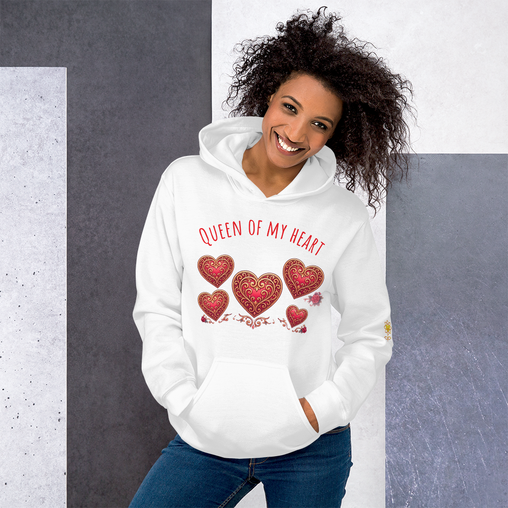 Queen of my heart Unisex Hoodie - Alivwood