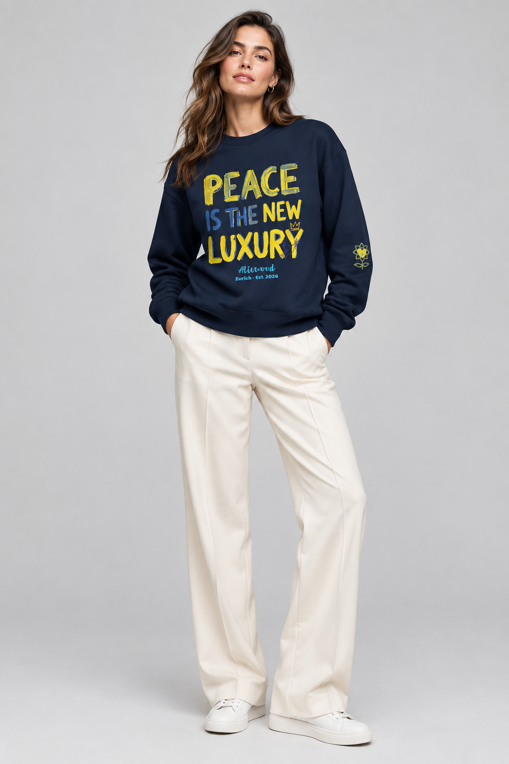 Peace is the new Luxury Unisex Premium Sweatshirt