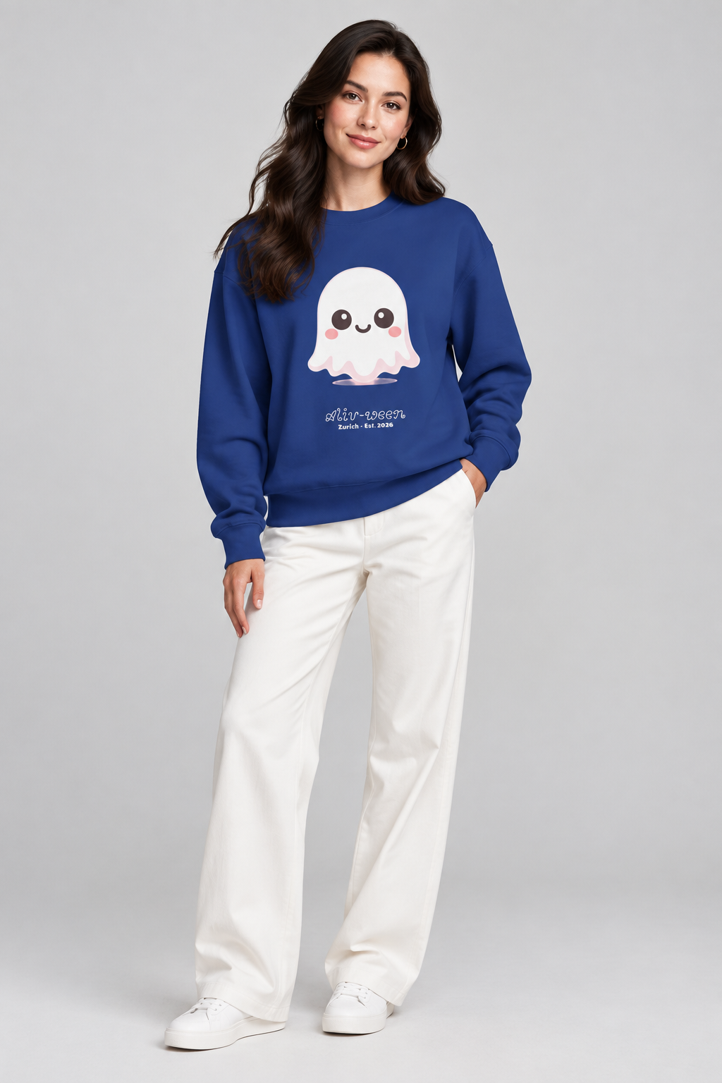 Cute Ghost Unisex Premium Sweatshirt