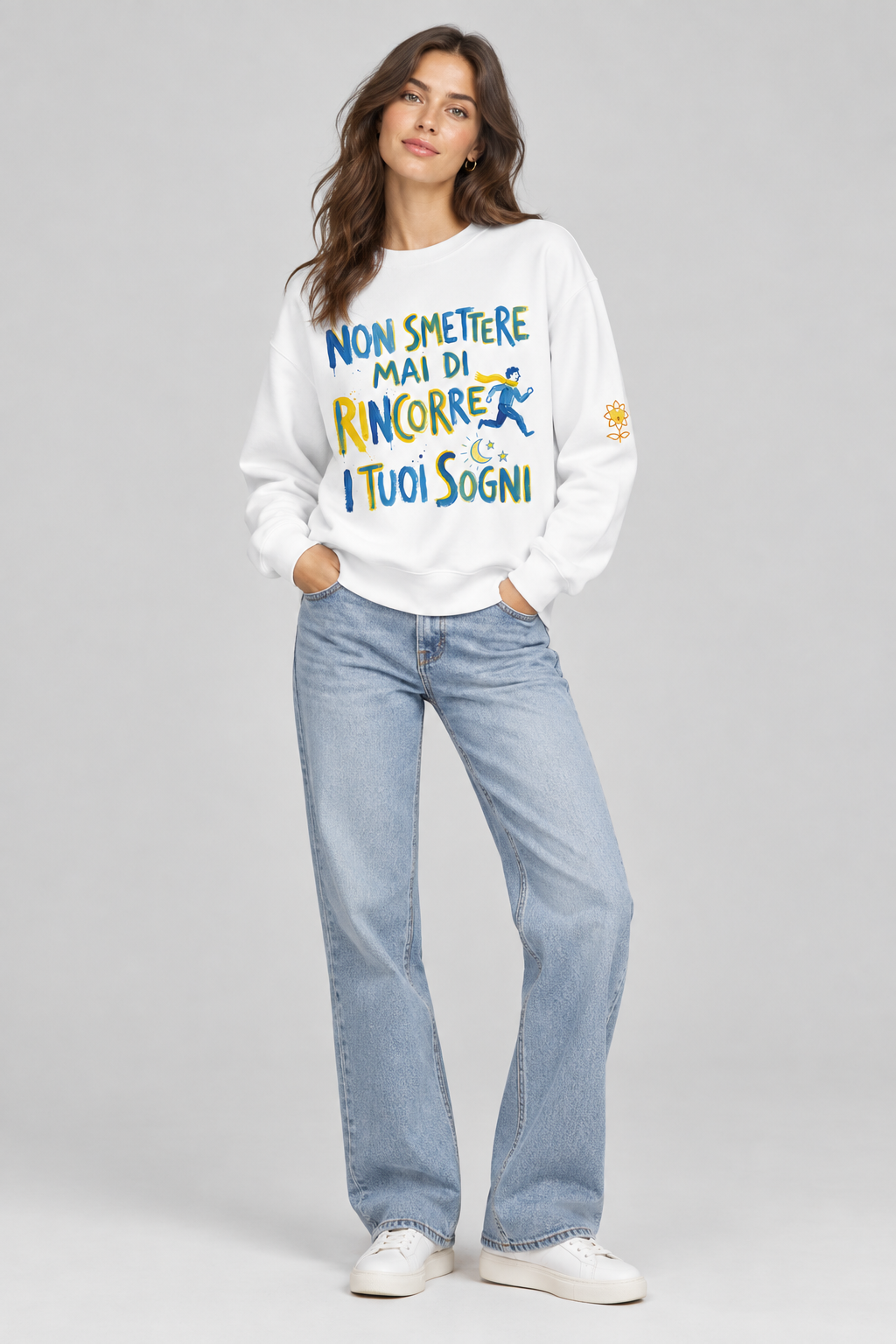 Non Smettere Mai Unisex Premium Sweatshirt