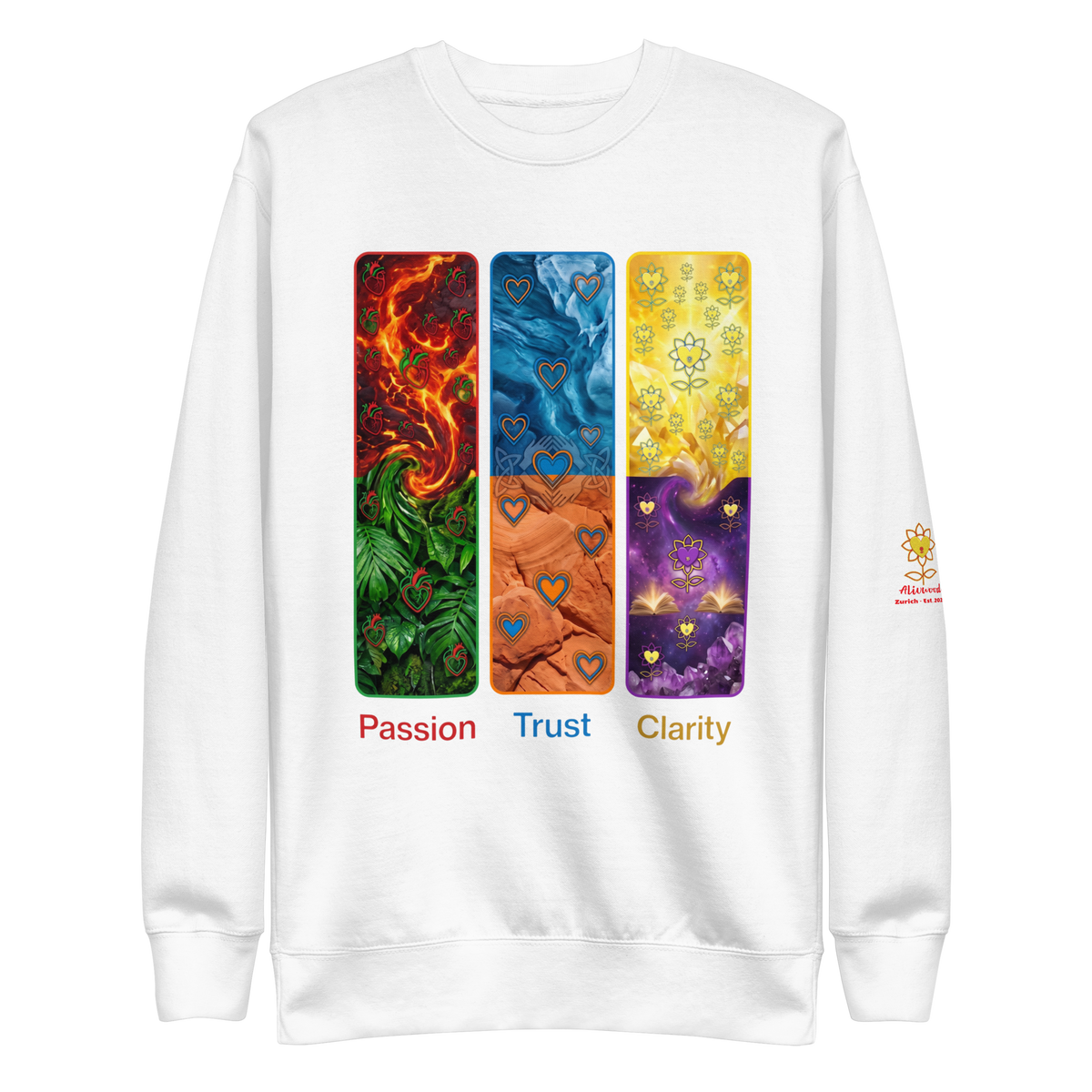 Passion Trust Clarity Unisex Premium Sweatshirt - Alivwood