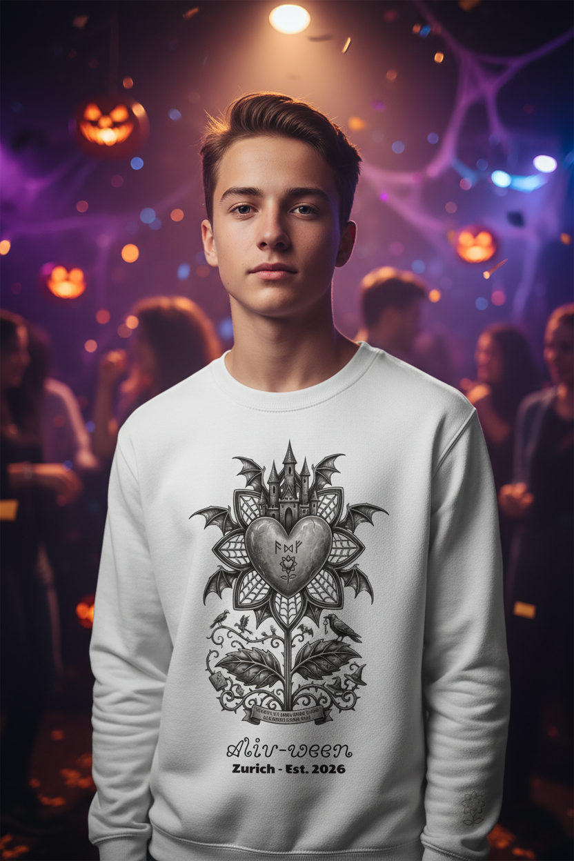 Aliv-ween Dark Logo Unisex Premium Sweatshirt
