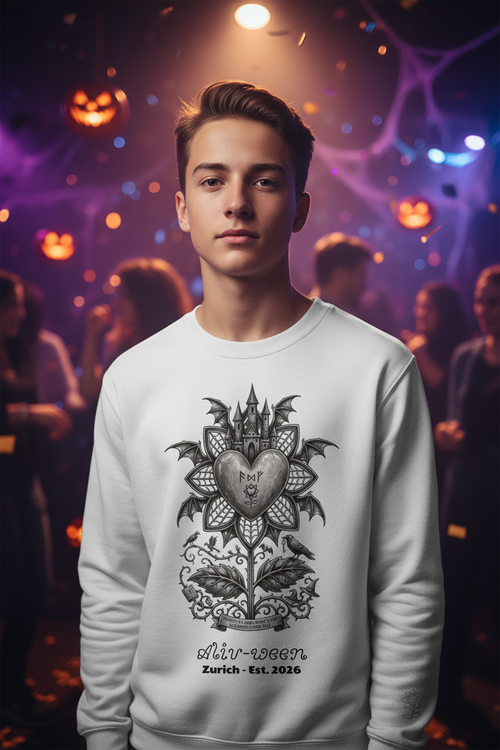 Aliv-ween Dark Logo Unisex Premium Sweatshirt - Alivwood