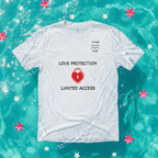 Cute Aquarius Love protection white Unisex premium t-shirt