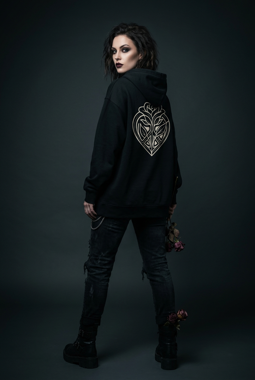 PeaceLoveBloom Unisex oversized hoodie