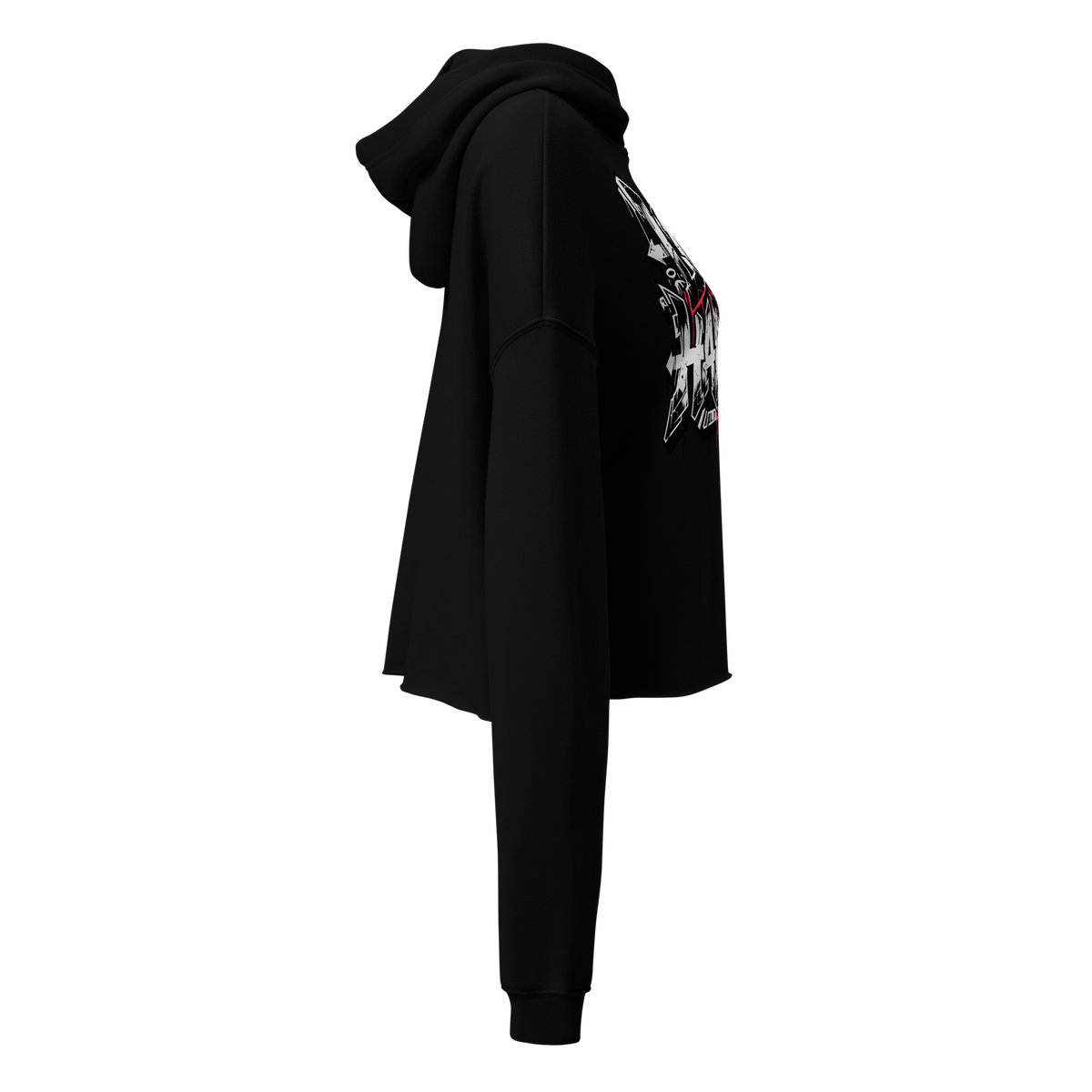 Love harder Crop Hoodie - Alivwood