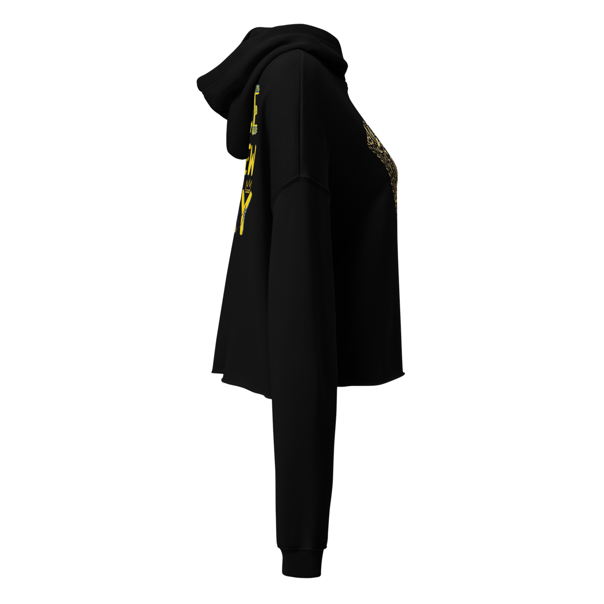 Peace is the new luxury Crop Hoodie - Alivwood