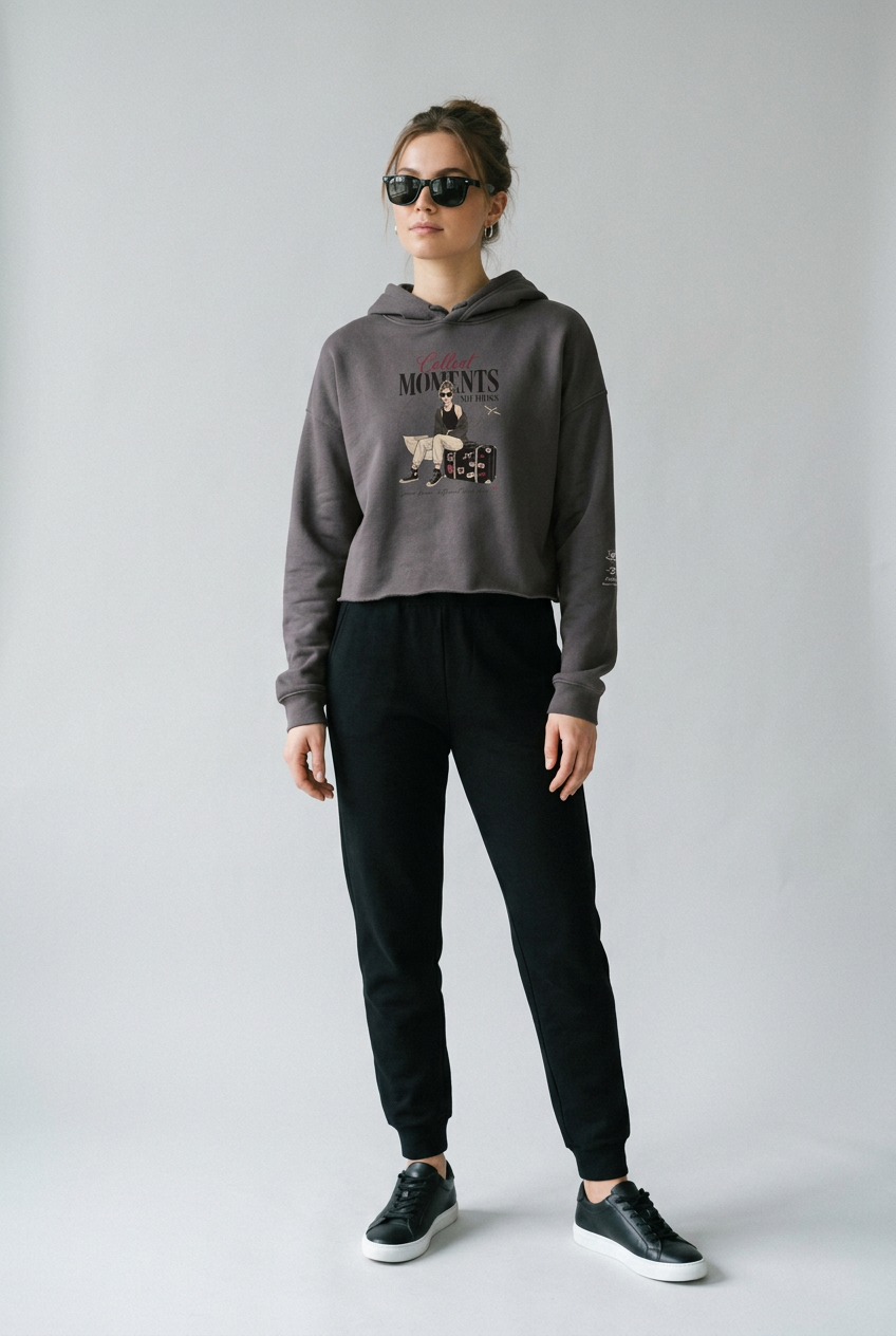 Collect moments Crop Hoodie