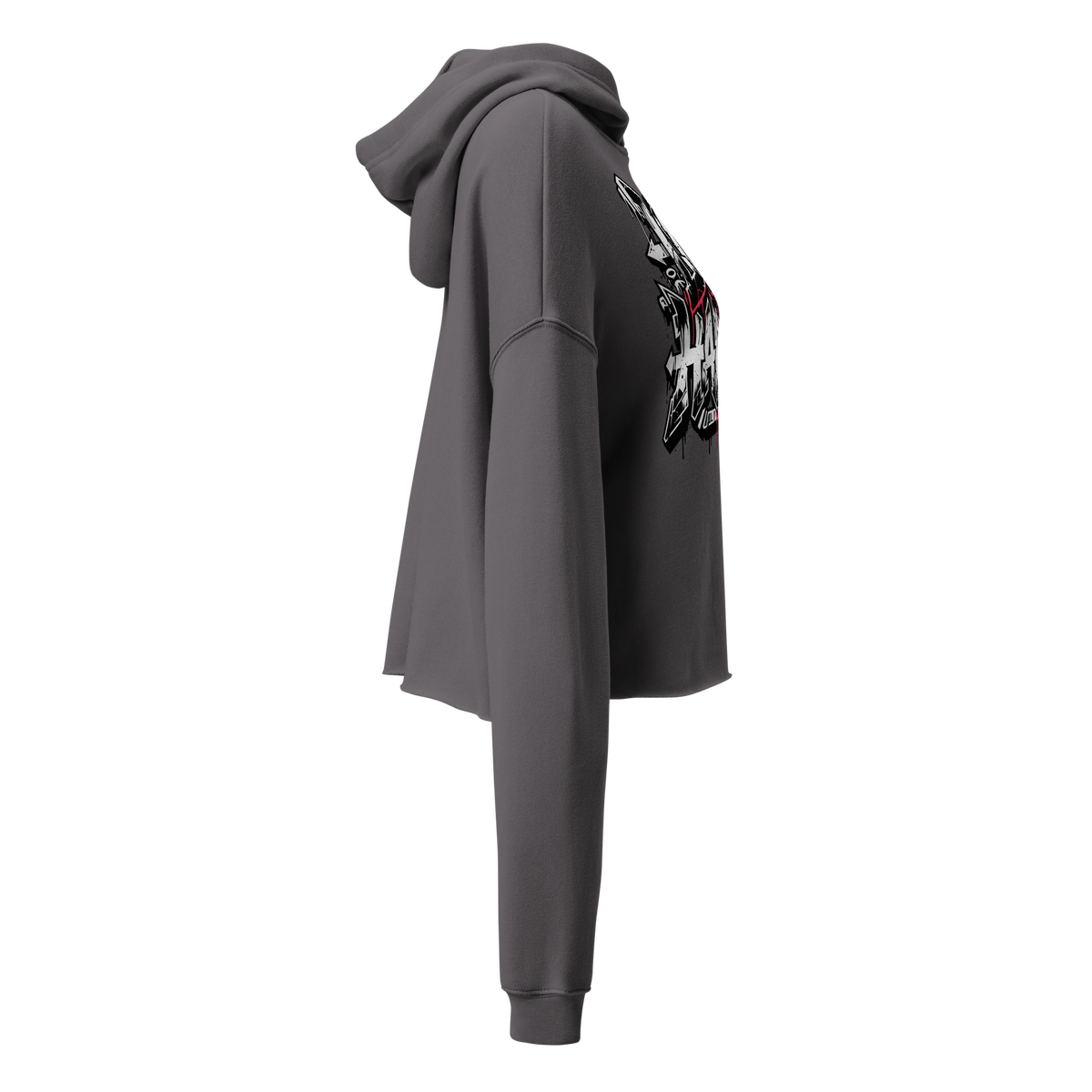 Love harder Crop Hoodie - Alivwood