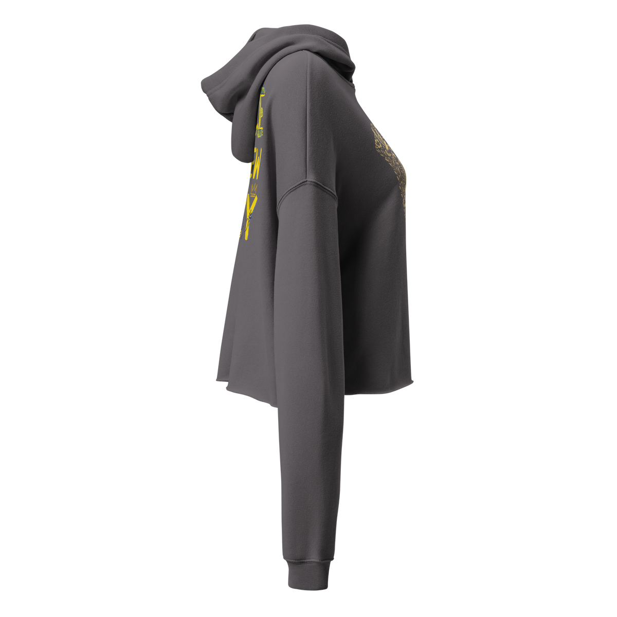 Peace is the new luxury Crop Hoodie - Alivwood