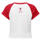 Trouble Women’s micro rib raglan baby tee - Alivwood