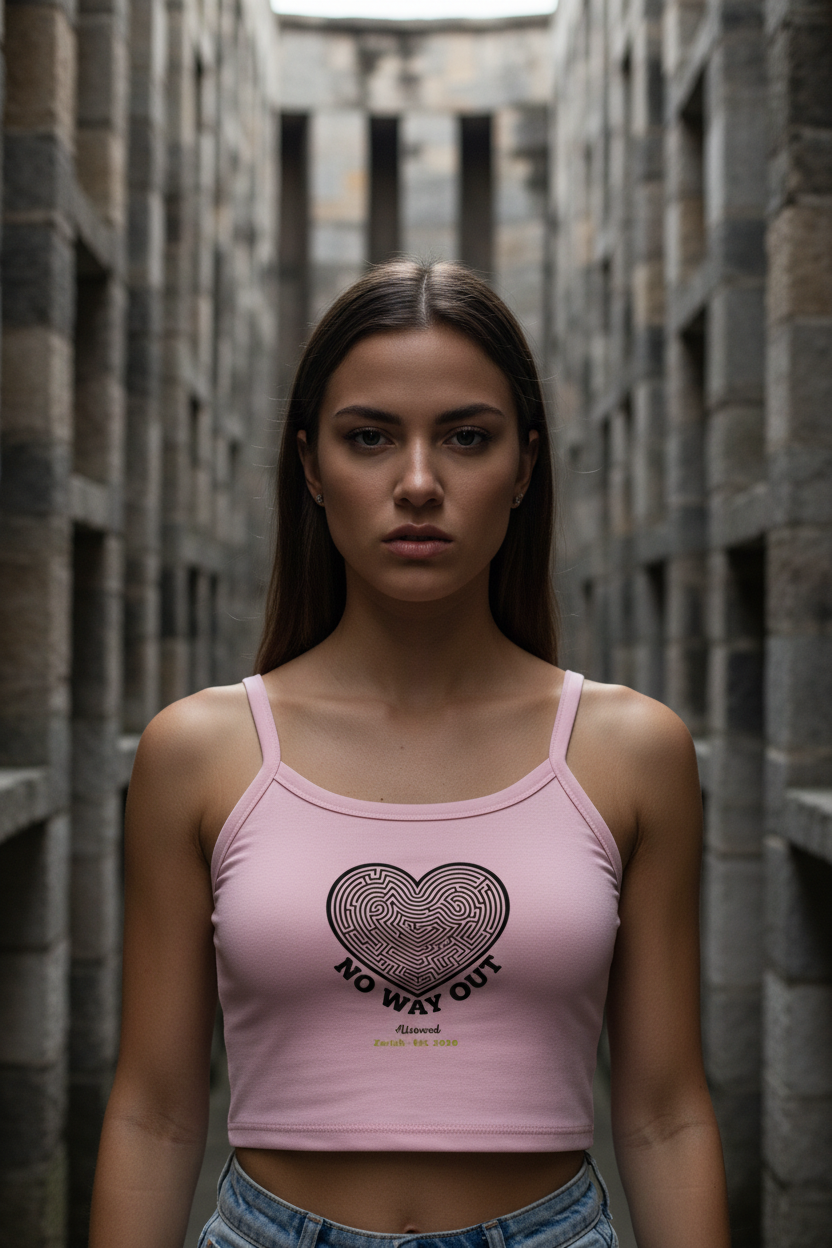 No way Out Women’s micro-rib tank top - Alivwood