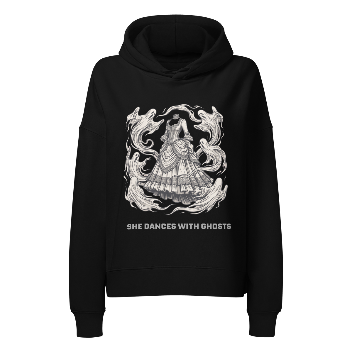 She dances with Ghosts Women’s organic mid-weight hoodie - Alivwood