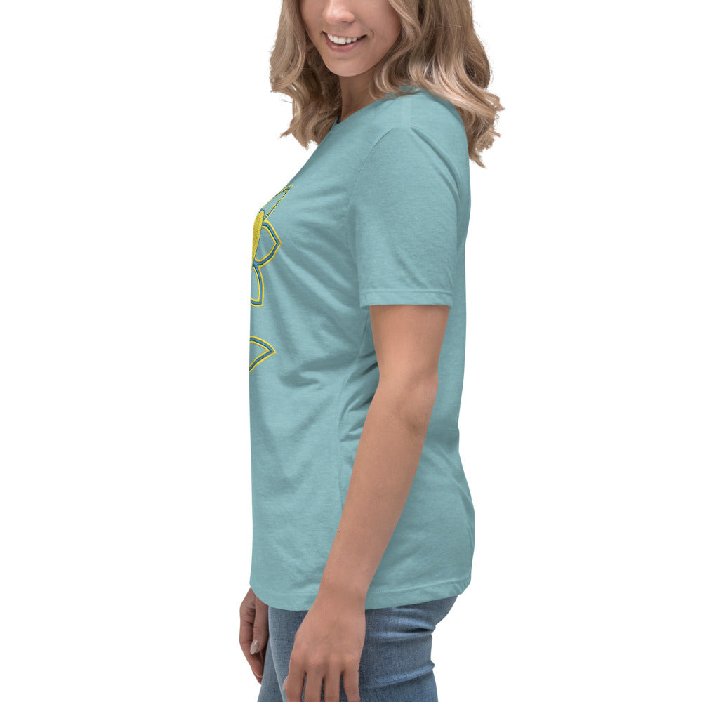 Flower Women's Relaxed T-Shirt UA - Alivwood