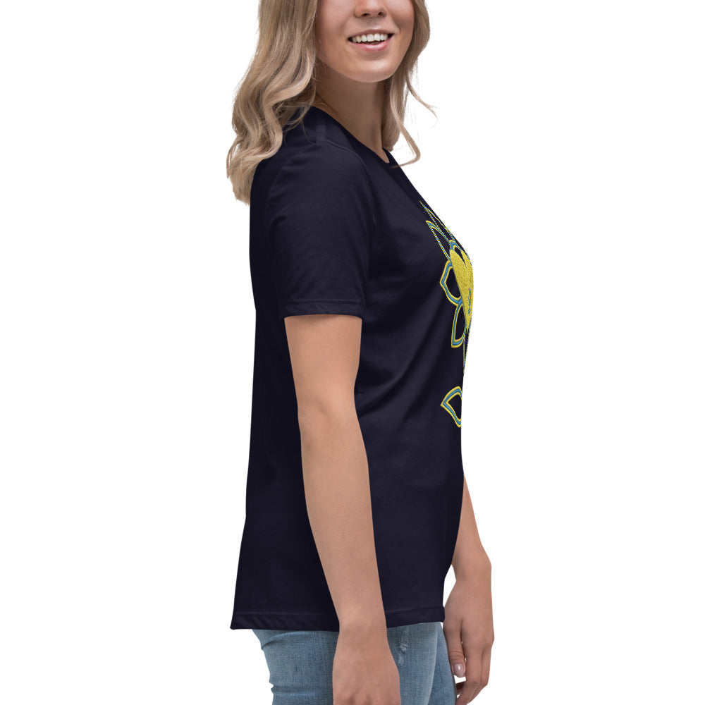 Flower Women's Relaxed T-Shirt UA - Alivwood