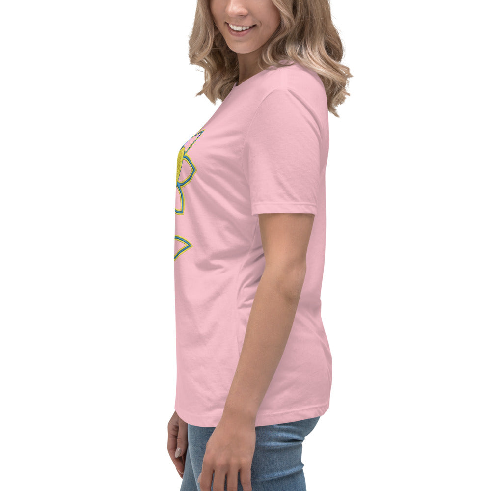 Flower Women's Relaxed T-Shirt UA - Alivwood